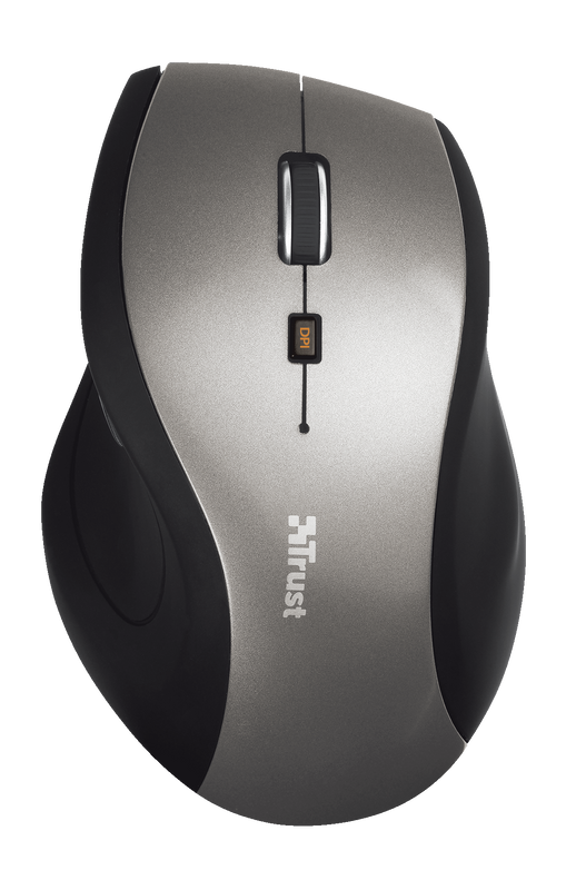 Sura Wireless Mouse - black/grey-Top