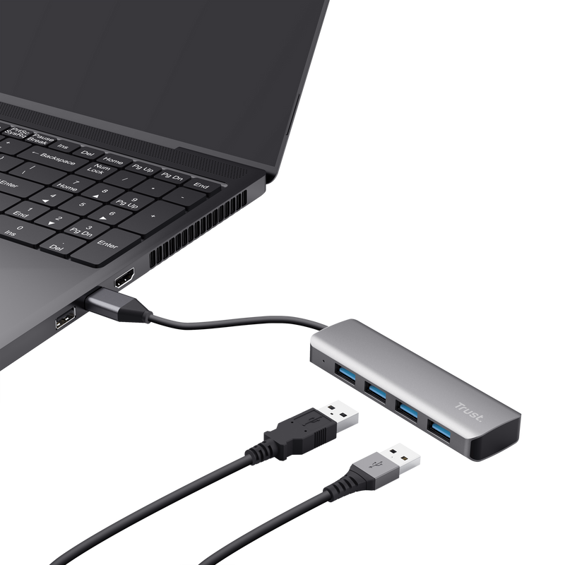 Halyx Aluminium 4-Port USB 3.2 Hub-Visual