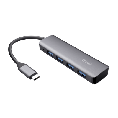 Halyx Aluminium USB-C to 4-Port USB-A 3.2 Hub-Visual