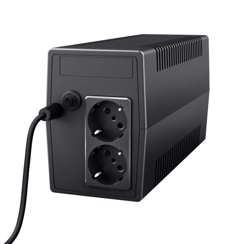 Paxxon 800VA UPS with 2 standard wall power outlets-Visual