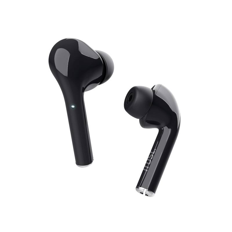 Nika Touch Bluetooth Wireless Earphones - black-Visual