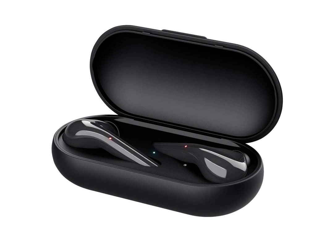 Nika Touch Bluetooth Wireless Earphones - black-Visual