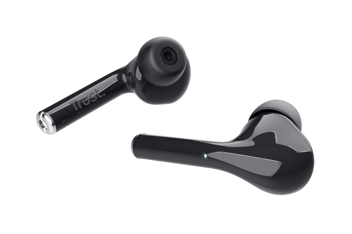 Nika Touch Bluetooth Wireless Earphones - black-Visual