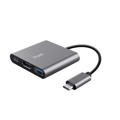 Dalyx 3-in-1 Multiport USB-C Adapter-Visual