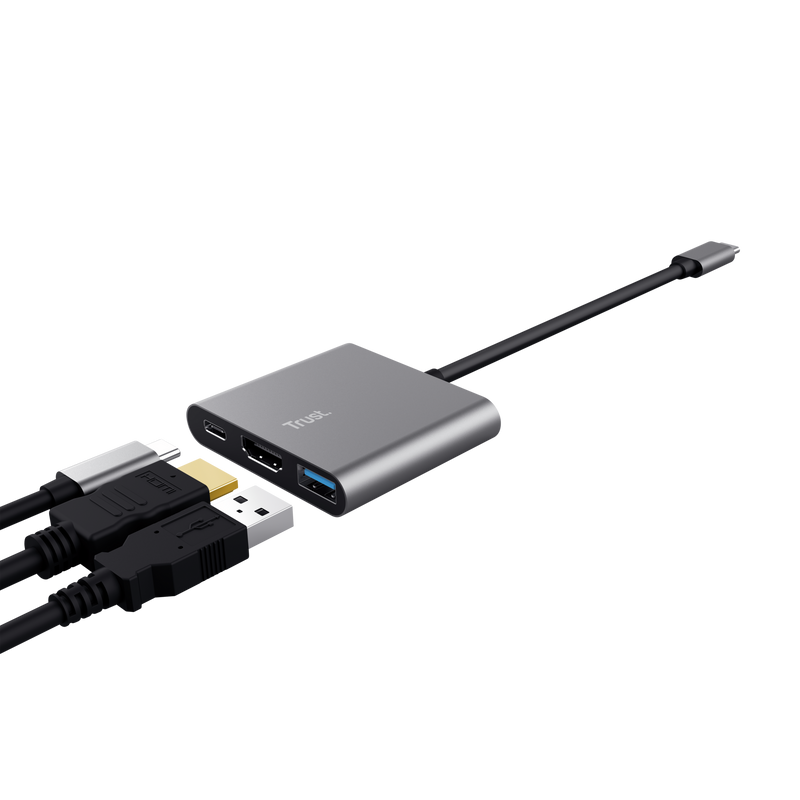 Dalyx 3-in-1 Multiport USB-C Adapter-Visual