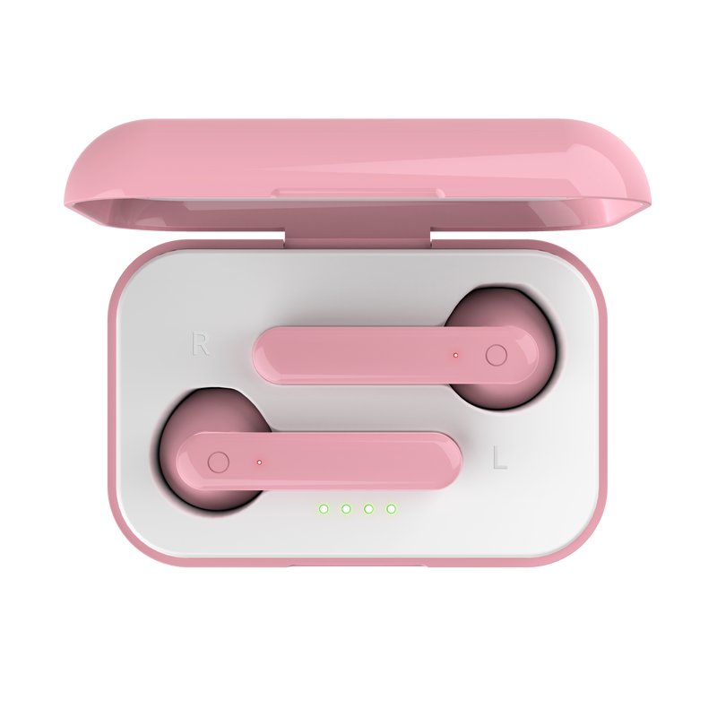 Primo Touch Bluetooth Wireless Earphones - pink-Top