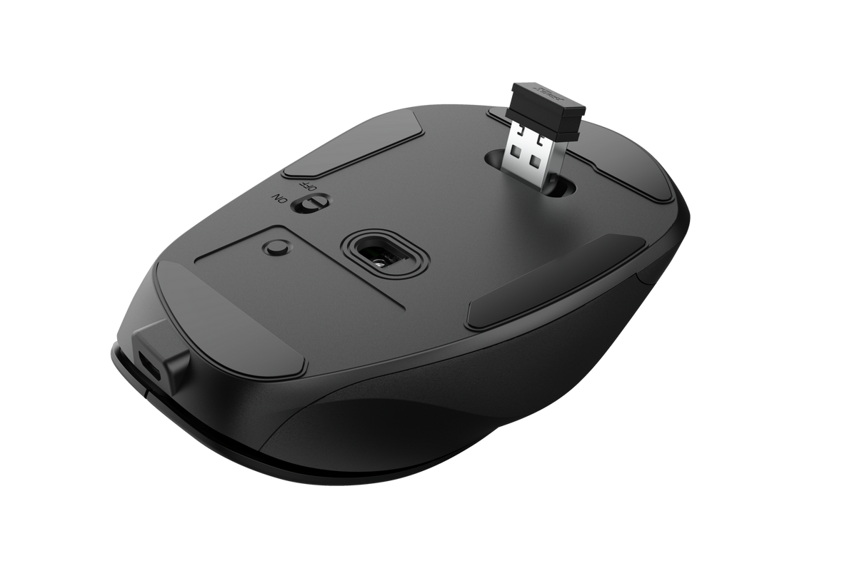 Fyda Rechargeable Wireless Comfort Mouse-Bottom