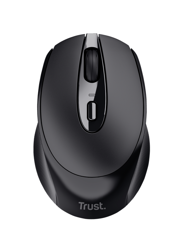 Zaya Rechargeable Wireless Mouse - black-Top