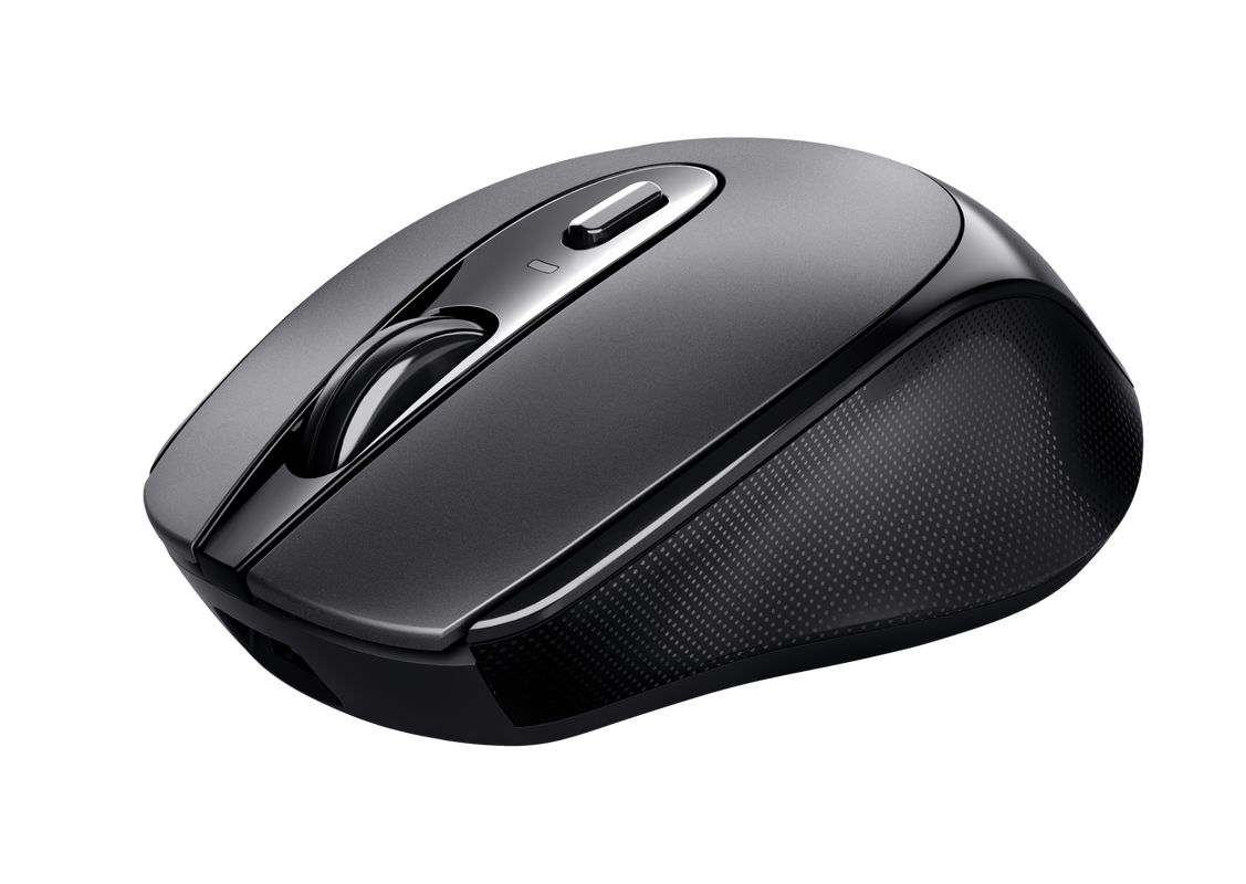 Zaya Rechargeable Wireless Mouse - black-Visual