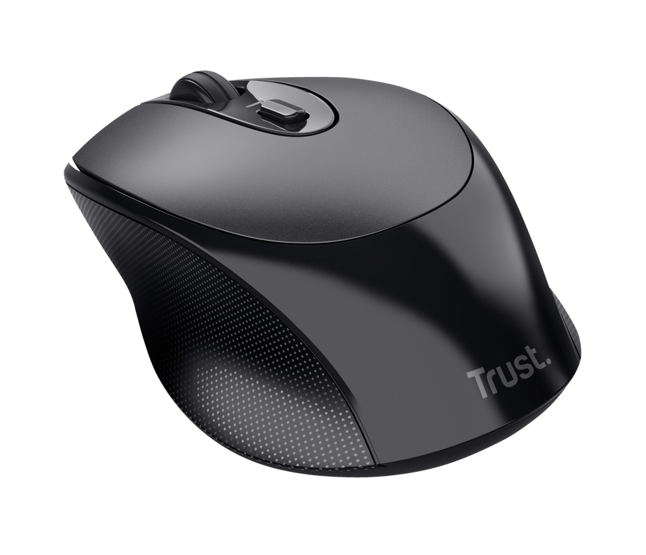 Zaya Rechargeable Wireless Mouse - black-Visual