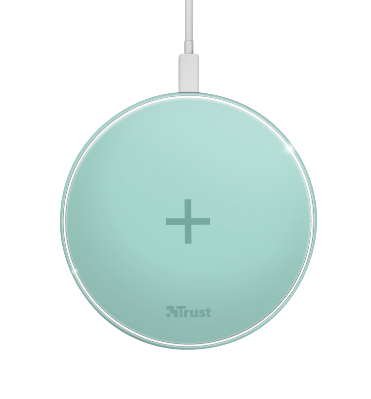 Qylo Fast Wireless Charging Pad 7.5/10W - turquoise-Top