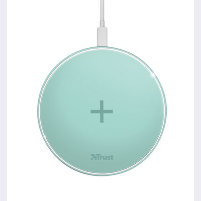 Qylo Fast Wireless Charging Pad 7.5/10W - turquoise-Top