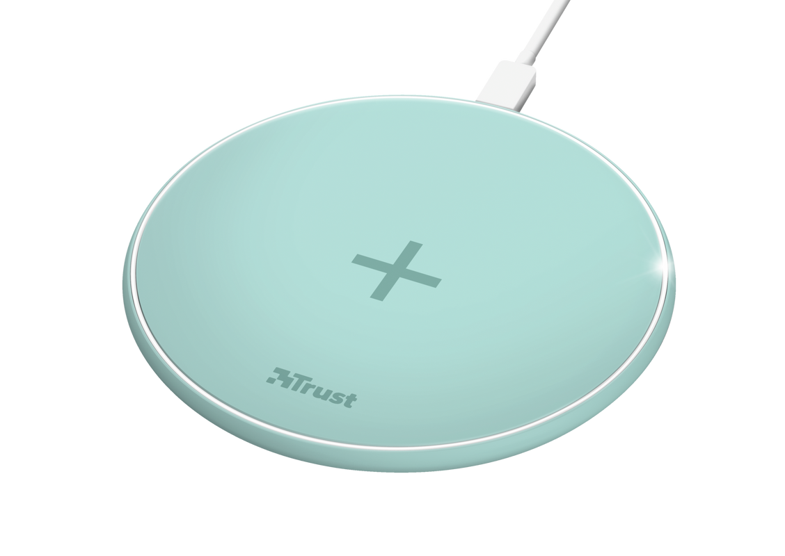 Qylo Fast Wireless Charging Pad 7.5/10W - turquoise-Visual