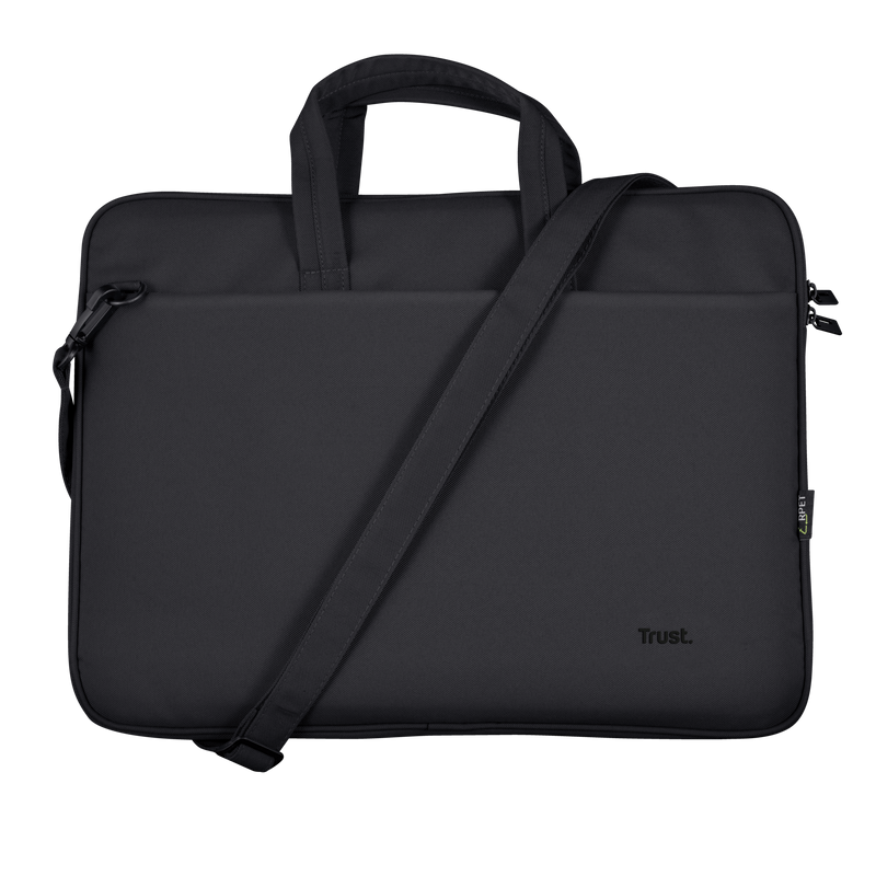 Bologna Slim Laptop Bag 16 inch Eco - black-Front