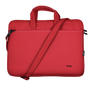 Bologna Slim Laptop Bag 16 inch Eco - red-Front