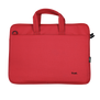 Bologna Slim Laptop Bag 16 inch Eco - red-Front