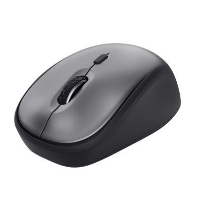 Yvi+ Silent Wireless Mouse Eco - black-Visual