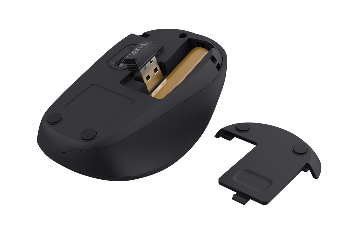 Yvi+ Silent Wireless Mouse Eco - blue-Bottom