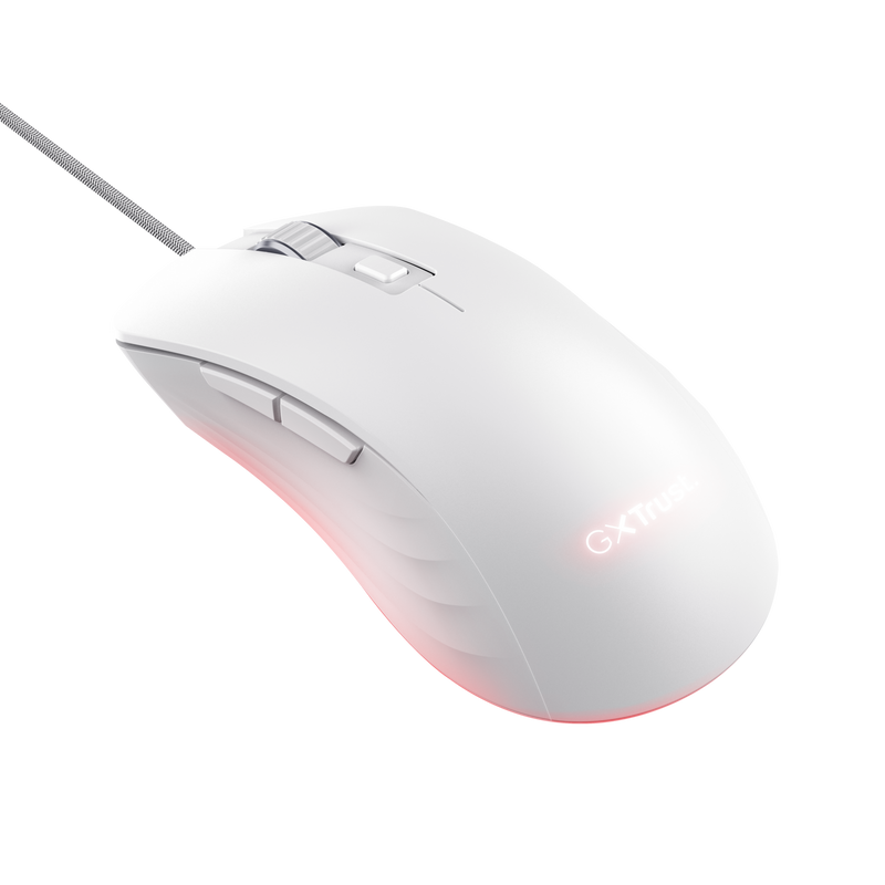 GXT924W Ybar+ High Performance Gaming Mouse - white-Visual