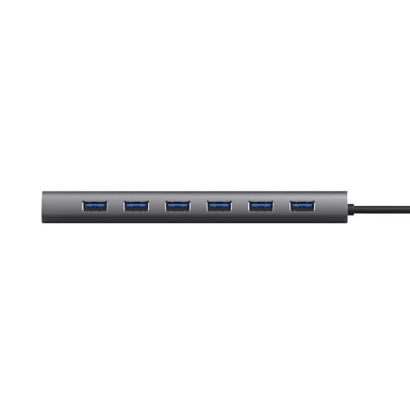 Halyx 7 Port USB3.2 Hub-Side