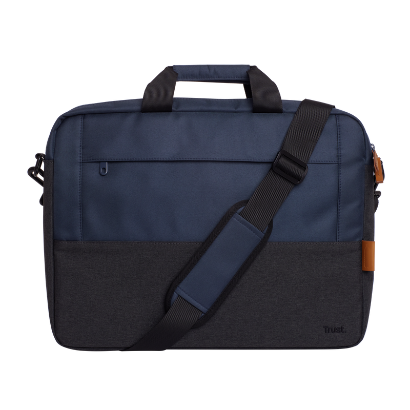 Lisboa 16" laptop carry bag  -  Blue  -Front