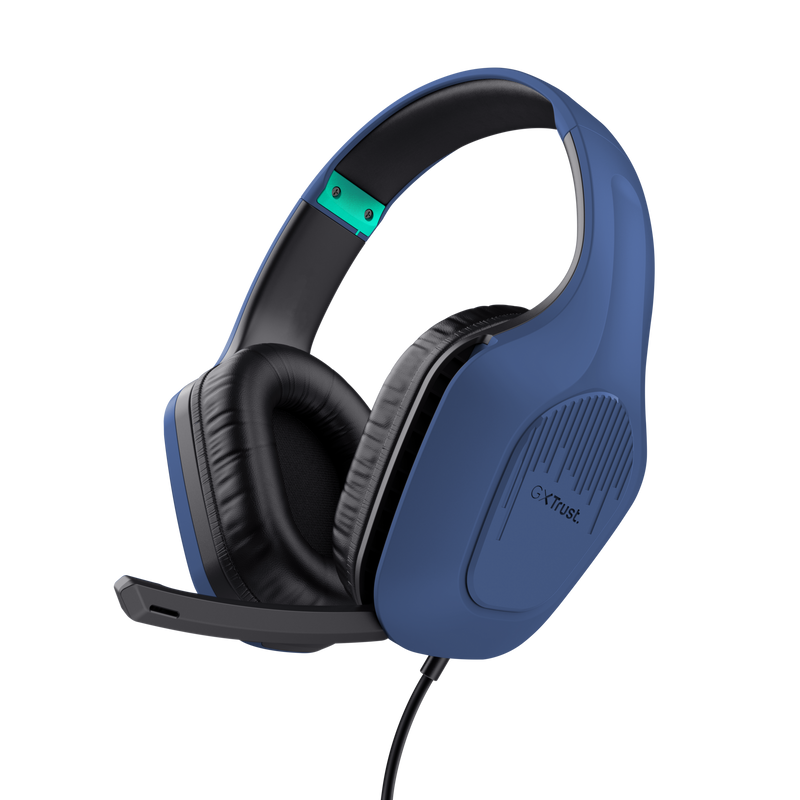 GXT 415B Zirox Gaming headset - Blue-Visual