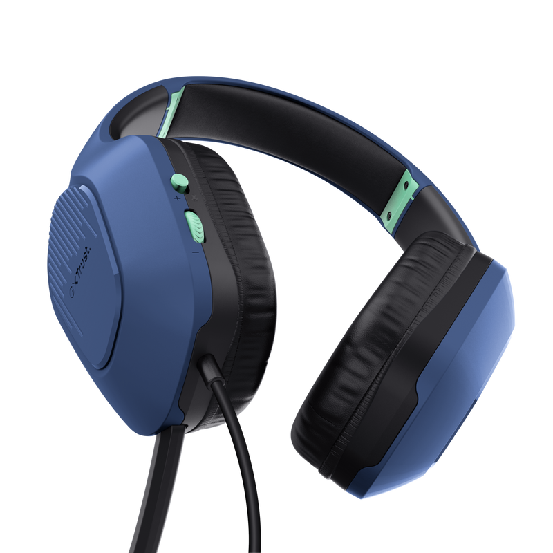 GXT 415B Zirox Gaming headset - Blue-Visual