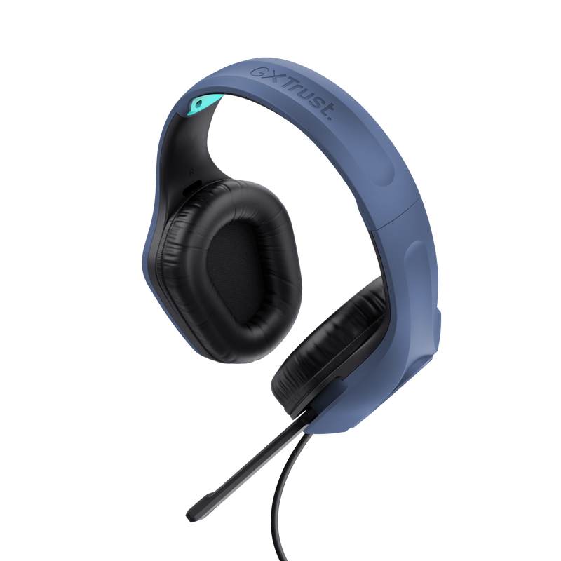 GXT 415B Zirox Gaming headset - Blue-Visual