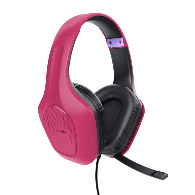 GXT 415P Zirox Gaming headset - Pink-Visual