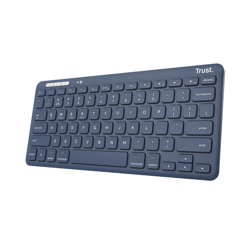 Lyra Compact Wireless Keyboard - Blue-Visual