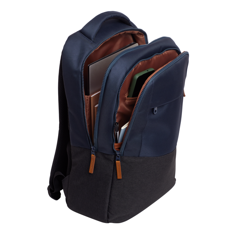 Lisboa 16" Laptop Backpack - Blue-Visual