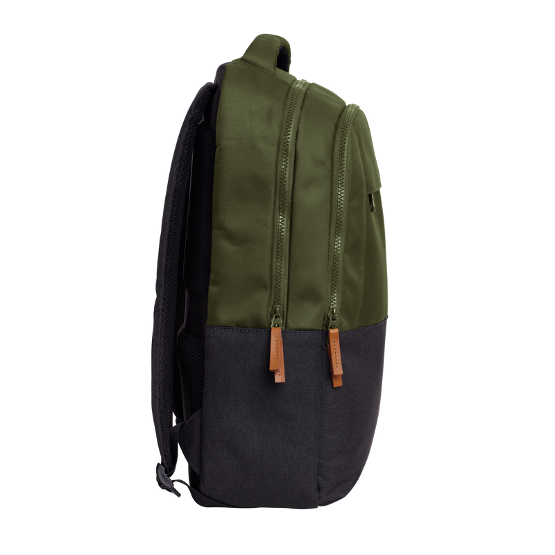 Lisboa 16" Laptop Backpack - Green-Side