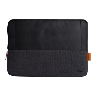 Lisboa 16" Laptop sleeve - Black-Front