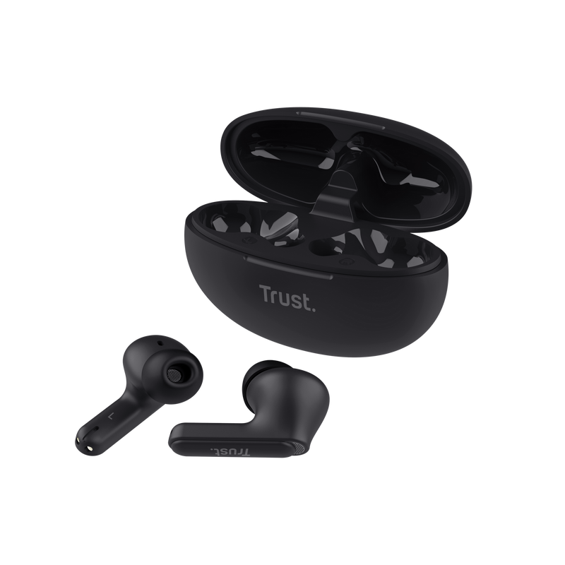 Yavi Bluetooth ENC Earbuds - Black-Visual