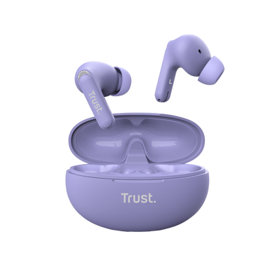 Yavi Bluetooth ENC Earbuds - Purple-Front