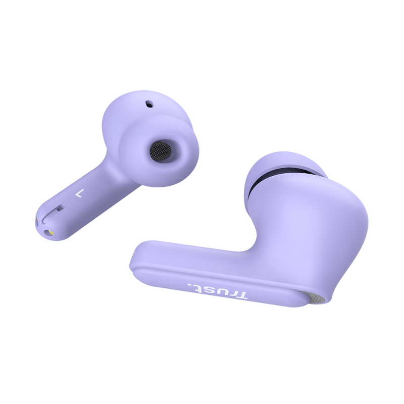 Yavi Bluetooth ENC Earbuds - Purple-Visual