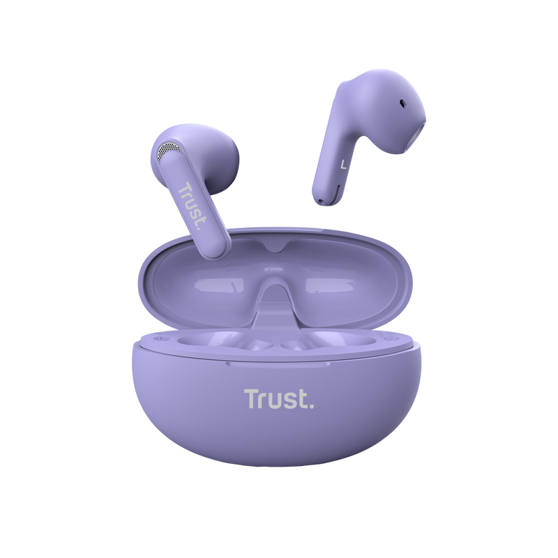 Yavi Bluetooth ENC Earphones - Purple-Front