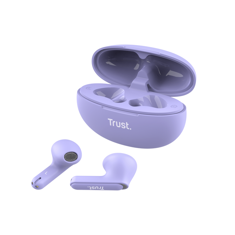 Yavi Bluetooth ENC Earphones - Purple-Visual