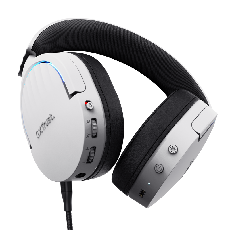 GXT 491W Fayzo Wireless Gaming Headset - White-Visual