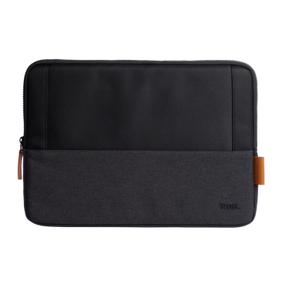 Lisboa 13.3" Laptop Sleeve - Black-Front