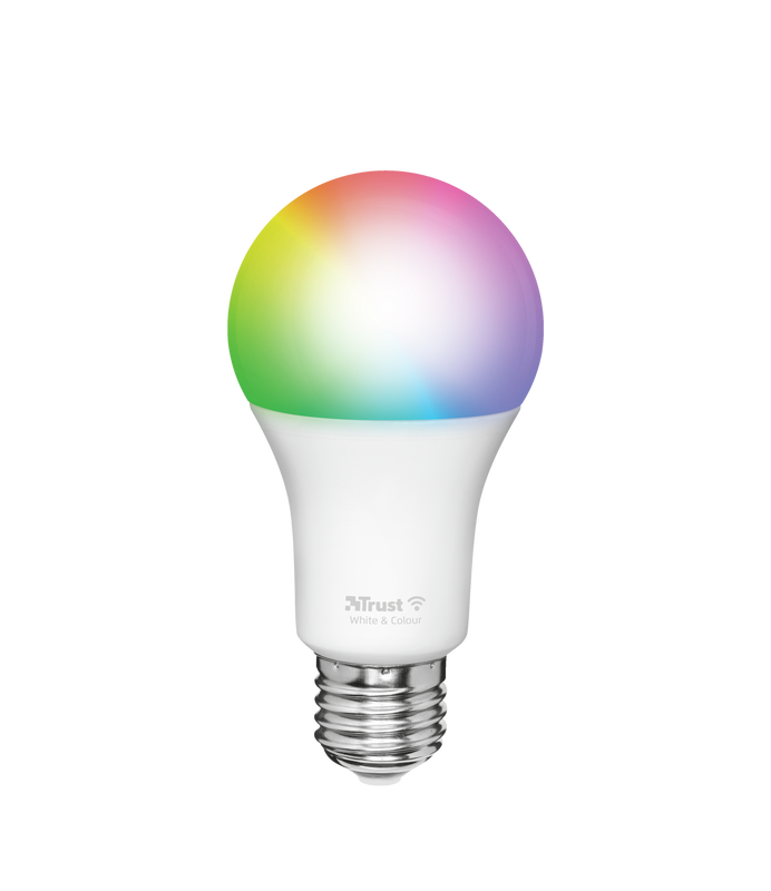 Smart WIFI LED Bulb White & Colour E27-Front