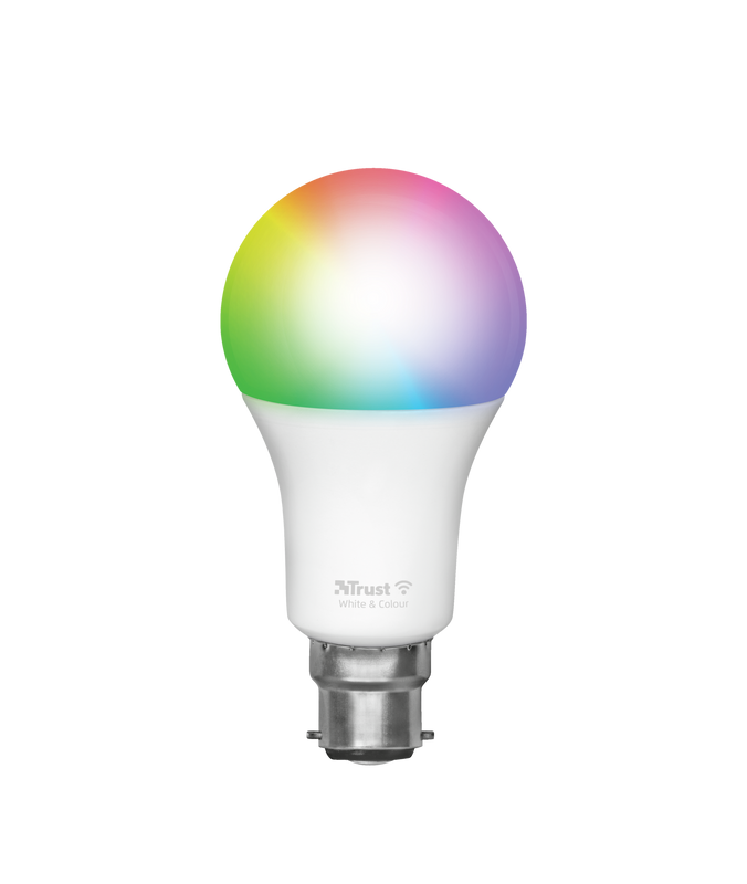 Smart WIFI LED Bulb White & Colour B22 (duo-pack)-Front