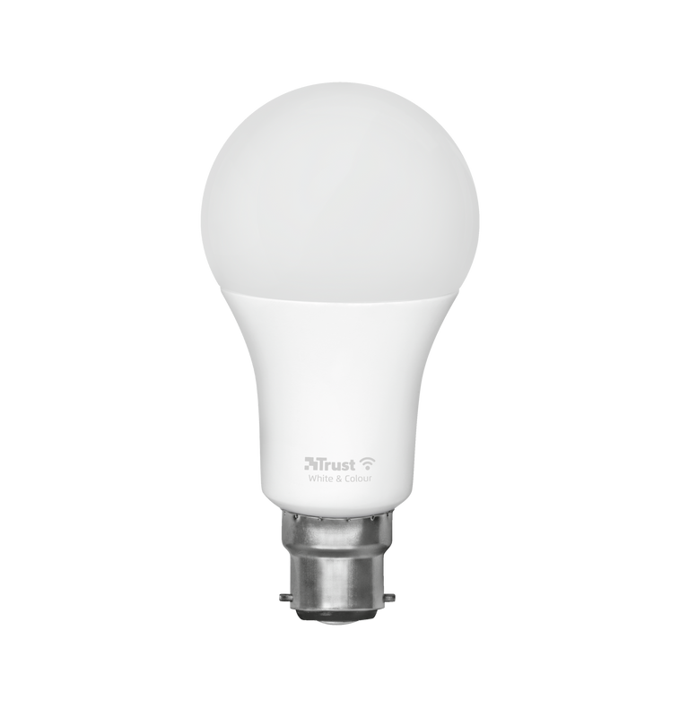 Smart WIFI LED Bulb White & Colour B22 (duo-pack)-Front