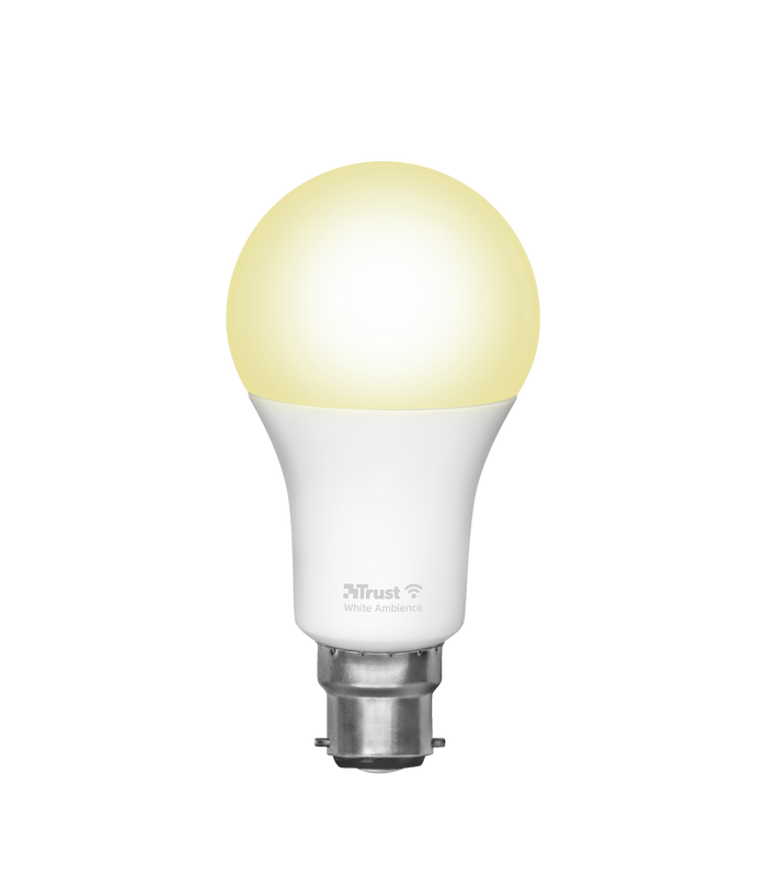 Smart WIFI LED Bulb White Ambience B22-Front