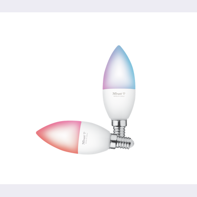 Smart WIFI LED Candle White & Colour E14 (duo-pack)-Visual